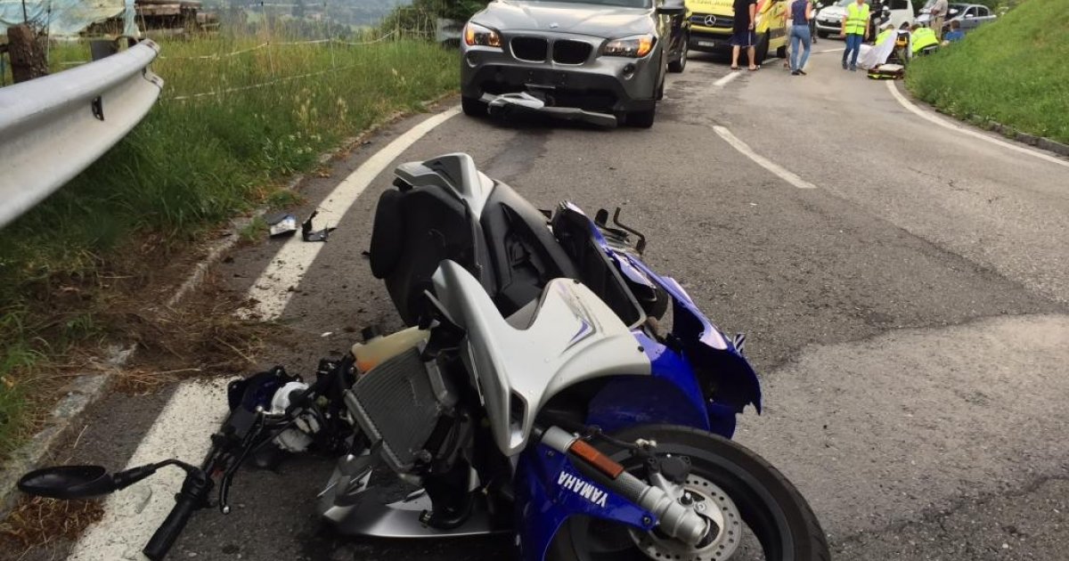 Scontro Tra Uno Scooter E Un'auto Fra Maroggia E Arogno. Ferito Un ...