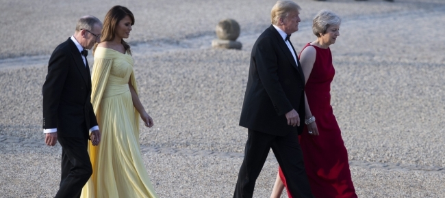 May Accoglie Trump Missione Una Cena Di Gala Laregione