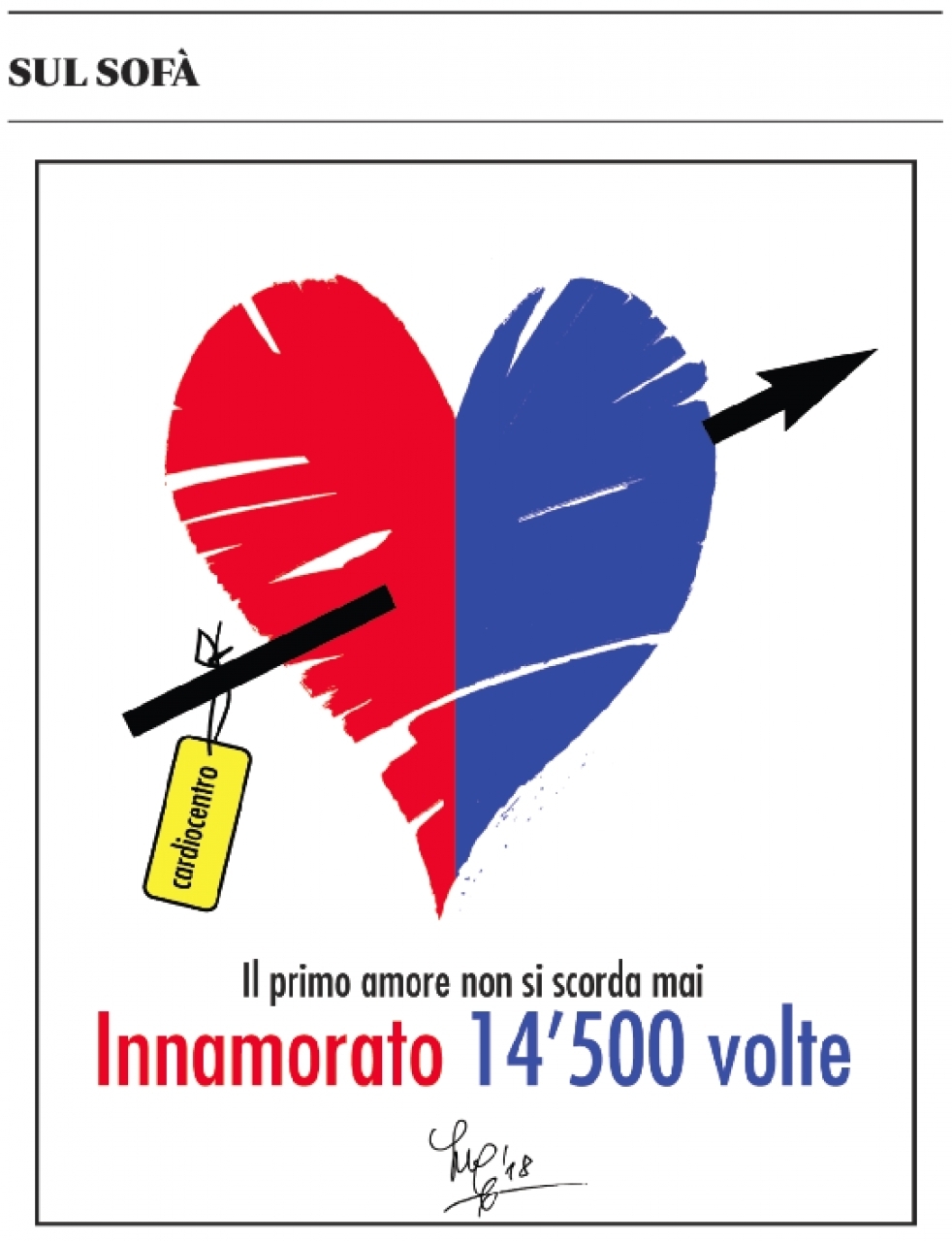 Il Primo Amore Non Si Scorda Mai Innamorato 14 500 Volte Laregione