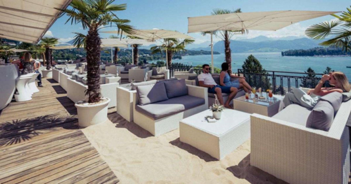 Un Rooftop Bar Sul Tetto Del Lac Di Lugano Laregionech