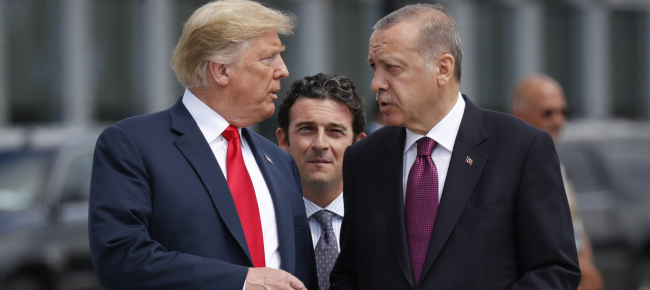 Risultato immagini per immagine presidente turco con trump