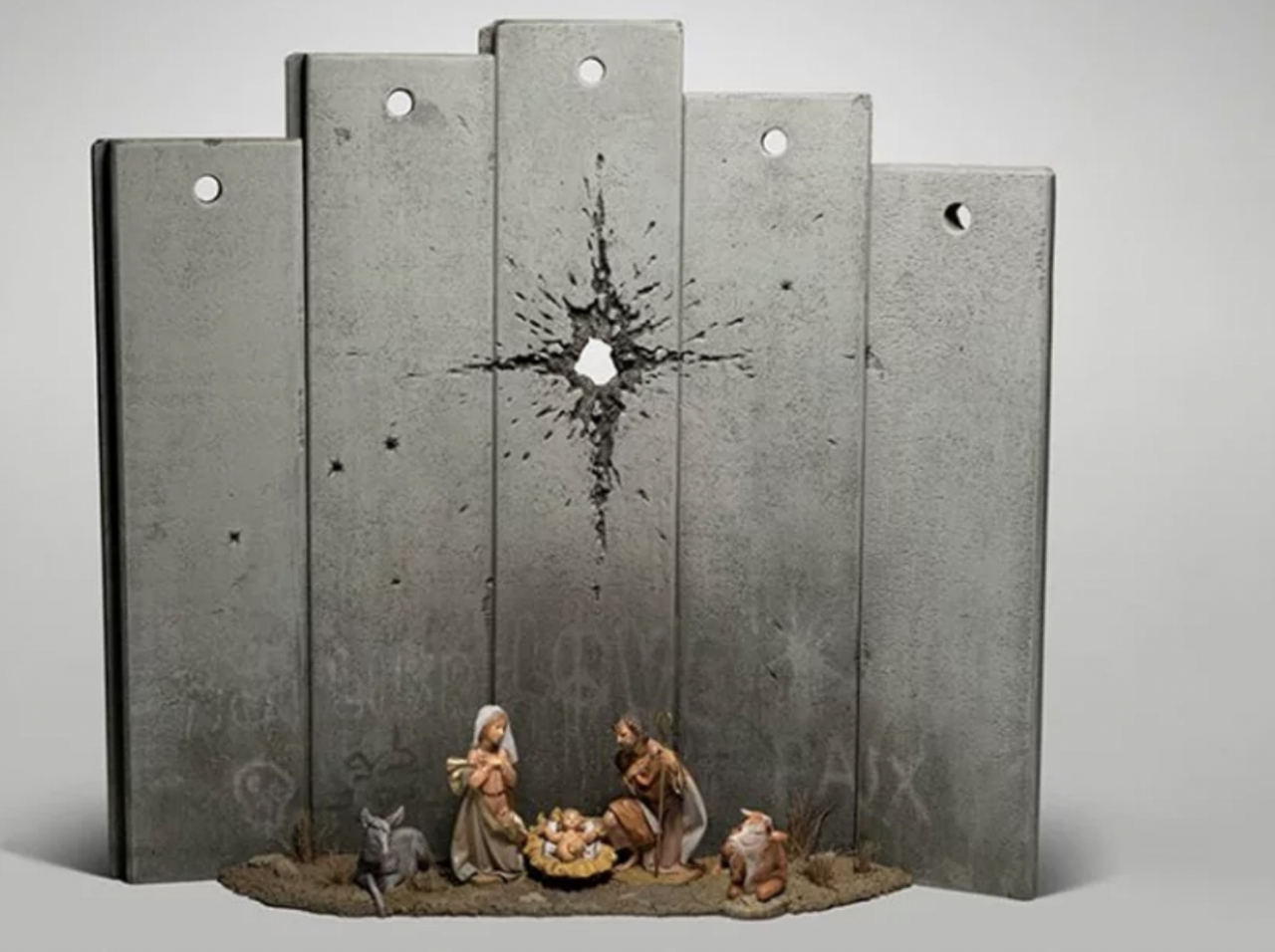 Piu Che Un Presepe Una Cicatrice E L Ultimo Banksy Laregione