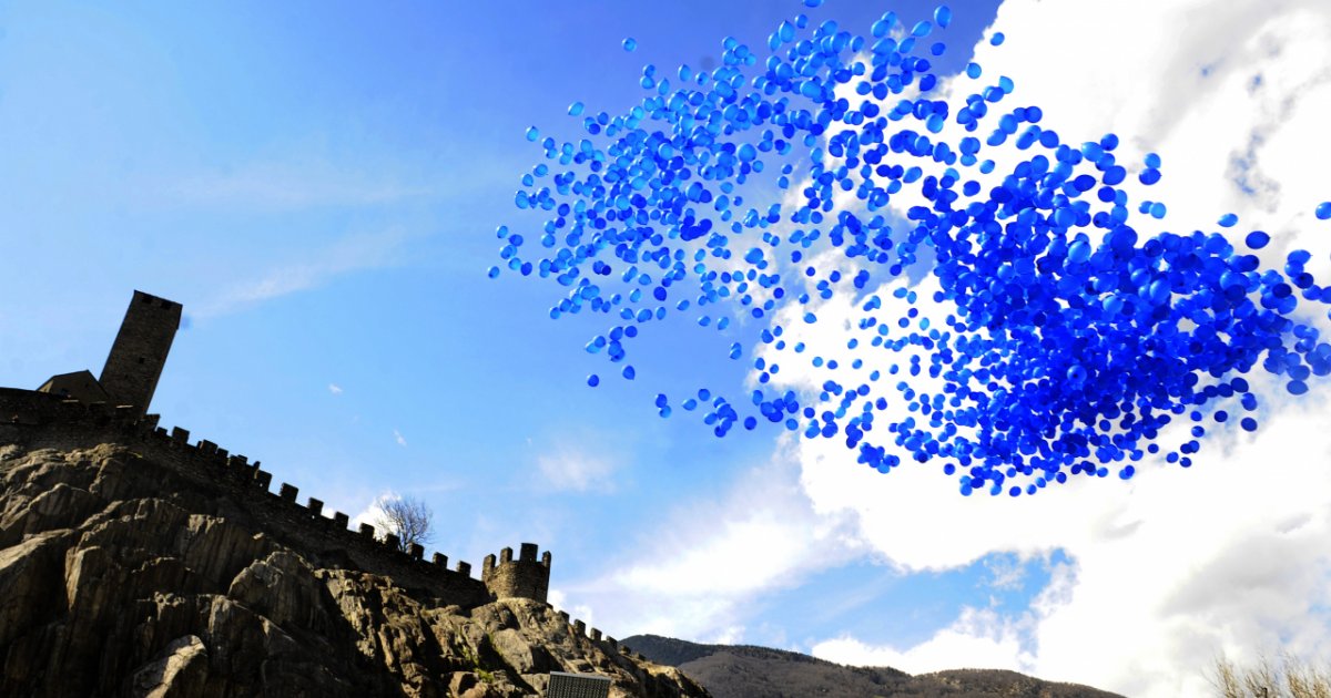 Belinzona Si Colora Di Blu Per L Autismo Laregione