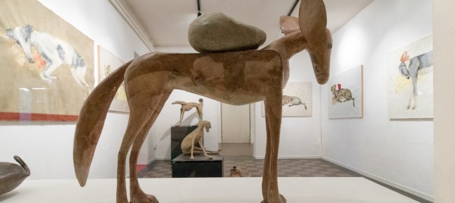 stanza-con-animali-sandra-snozzi-alla-galleria-job