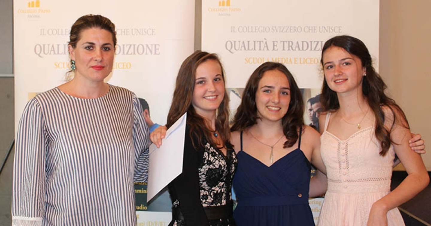 Consegnate le licenze di Scuola media al Collegio Papio