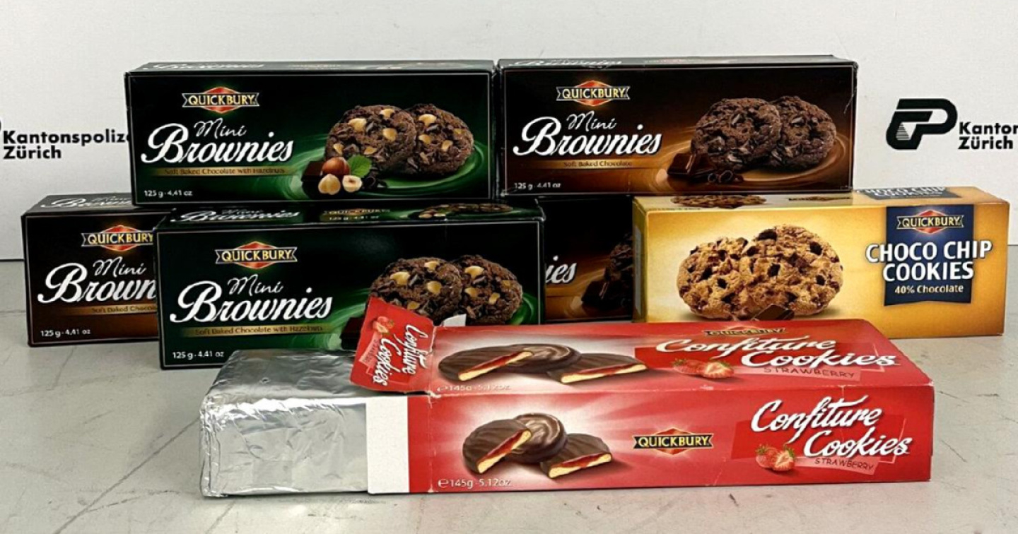 Biscotti da sballo all'aeroporto di Zurigo