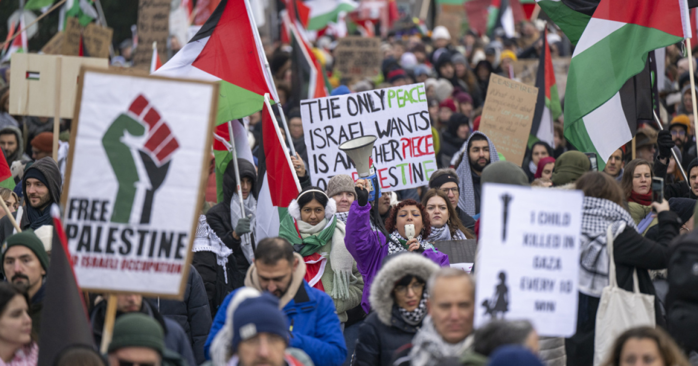 La marcia dei 3mila per la Palestina