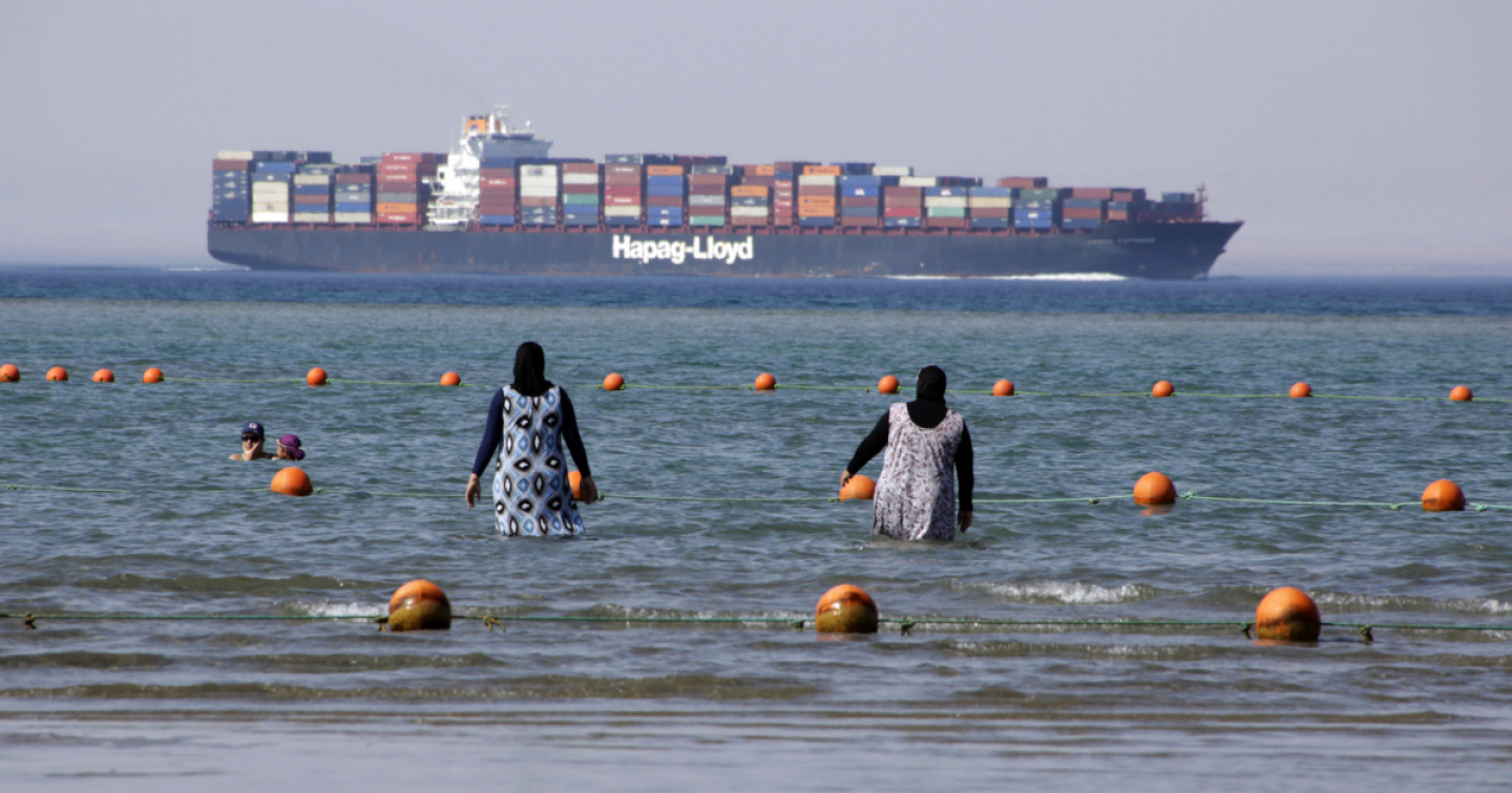 Il traffico di container nel Mar Rosso è calato del 30%