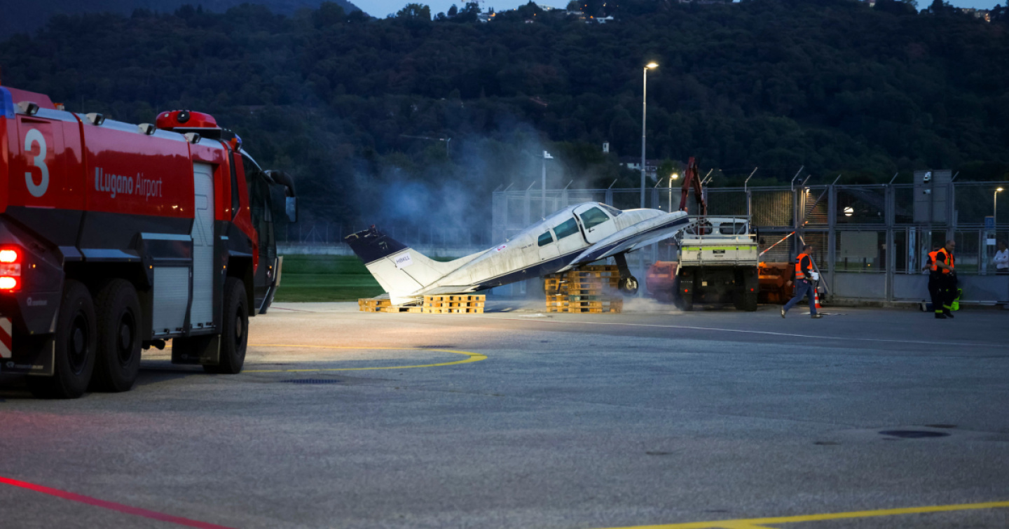 Lugano Airport testa sul campo le procedure di emergenza