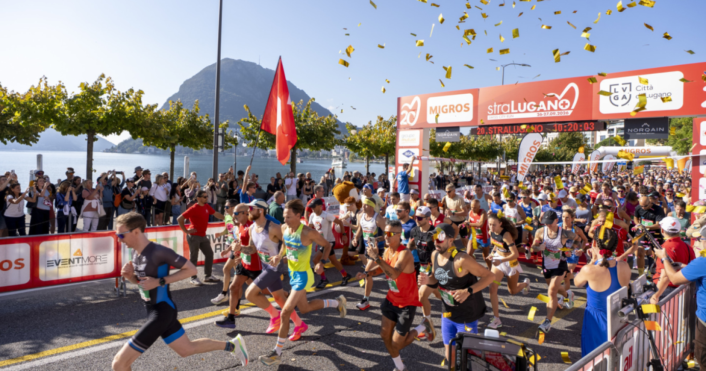 Quasi 9’500 podisti alla StraLugano