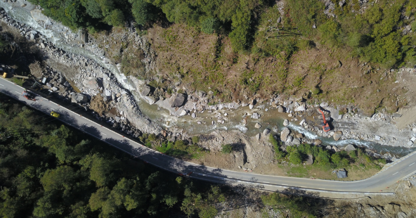 Val Calanca, iniziati i lavori per il ponte e la nuova strada