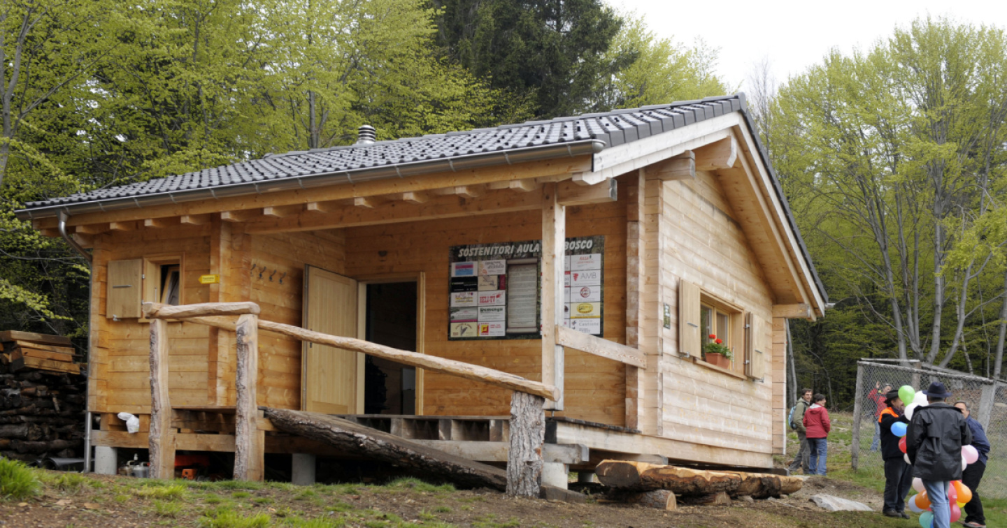 Un’aula nel bosco per i bambini della Città