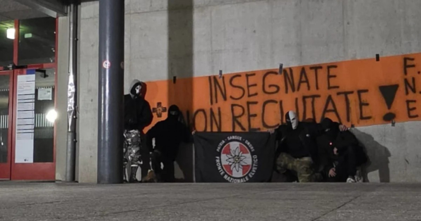Fronte nazionale elvetico, altra azione degli incappucciati