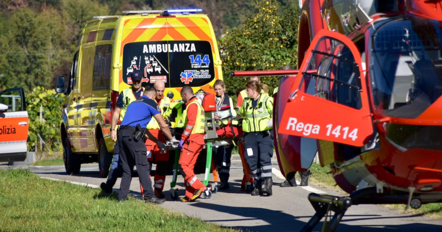 Malore in bicicletta, uomo in gravi condizioni