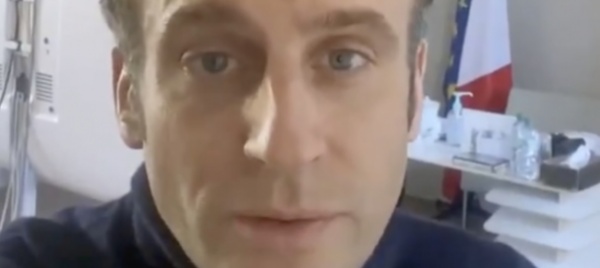 macron-in-video-sto-bene-ho-mal-di-testa-e-tosse