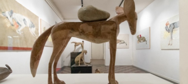 stanza-con-animali-sandra-snozzi-alla-galleria-job