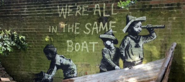 era-proprio-banksy-sulla-costa-inglese-del-mare-del-nord